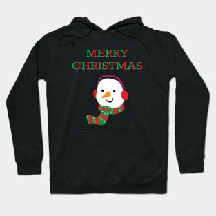 Merry Christmas Snowman Hoodie